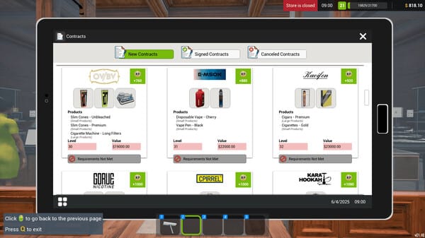 Tobacco Shop Simulator screenshot