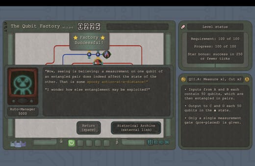 The Qubit Factory screenshot