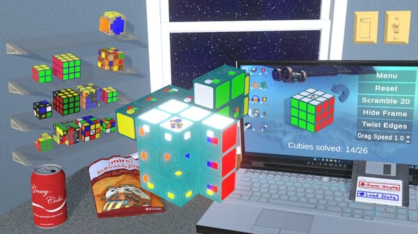 Glow Cubes screenshot